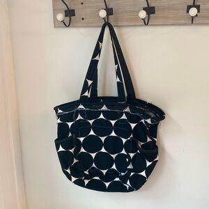 Retro Metro Thirty- One Black and White Bag